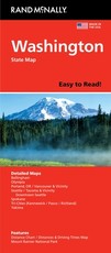 Rand McNally Easy to Read: Washington State Map