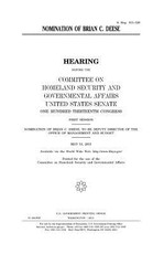 Nomination of Brian C. Deese