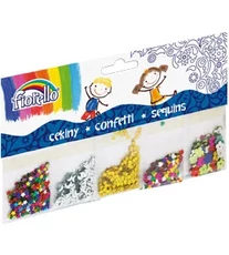 Dekoravimo blizgučiai Fiorello GR-K251 Mix įv.formų
