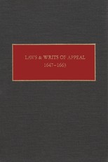 Laws and Writs of Appeal, 1647-1663