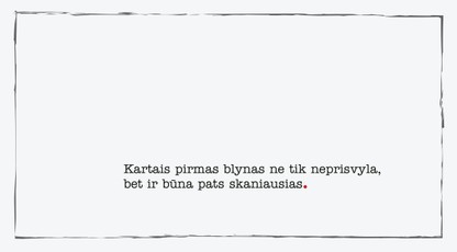 Atvirukas PIRMAS BLYNAS