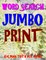 Word Search Jumbo Print