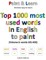 Top 1000 most used words in English to paint (Volume 3