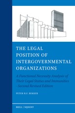The Legal Position of Intergovernmental Organizations