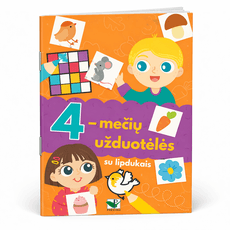 4-mečių užduotėlės su lipdukais