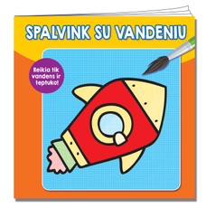 Raketa. Spalvink su vandeniu