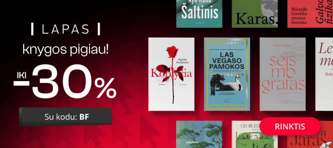 Leidyklos LAPAS knygoms iki -30% extra nuolaidos!