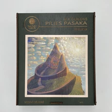 Medinė dėlionė M. K. Čiurlionis „Pilies pasaka“, rankų darbo, XL, 700 dalių Medinė dėlionė M. K. Čiurlionis „Pilies pasaka“, rankų darbo, XL, 700 dalių