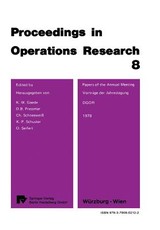 Papers of the 8th Dgor Annual Meeting / VortrÃ¤ge Der 8. Dgor Jahrestagung