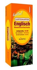 Karteikartenbox Basiswortschatz Englisch Niveau A1