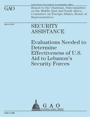 Report to the Chairman, Subcommittee on the Middle East and North Africa, Committee on foreign affairs house of representatives