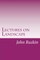 Lectures on Landscape