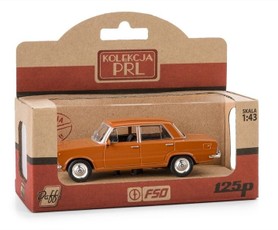 Modelinis automobilis Fiat 125p (PRL), rudas