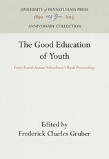 The Good Education of Youth