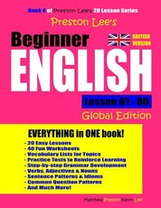 Preston Lee's Beginner English Lesson 61 - 80 Global Edition (British Version)