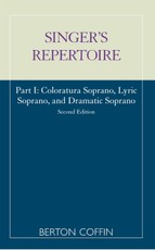 The Singer's Repertoire, Part I