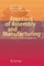 Frontiers of Assembly and Manufacturing