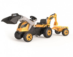 Traktorius su priekaba „Smoby Builder Max“