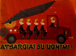 Atsargiai su ugnimi!