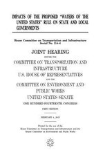 Impacts of the proposed "Waters of the United States" rule on state and local governments