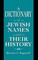 A Dictionary of Jewish Names and Their History