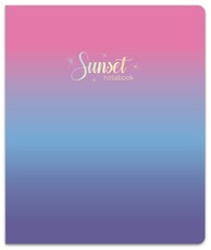 Sąsiuvinis(platus) A5 12lap 80g lang SUNSET