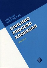 Lietuvos Respublikos civilinio proceso kodeksas (2023-09-15)