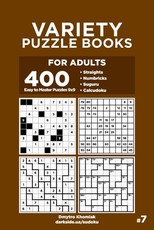 Variety Puzzle Books for Adults - 400 Easy to Master Puzzles 9x9