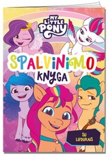 Mažieji poniai. Spalvinimas su lipdukais