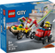 LEGO City Pizza vs. Fire Truck Race Car Pack