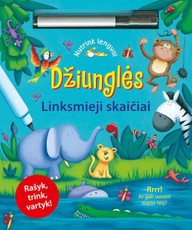 Džiunglės. Linksmieji skaičiai. Nutrink lengvai