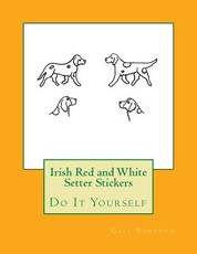 Irish Red and White Setter Stickers
