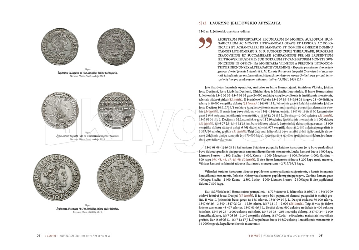 monetų bazės dokumentai