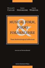 Musical Form, Forms, and Formenlehre