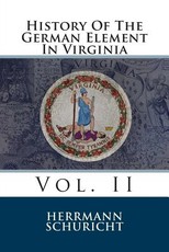 History of the German Element in Virginia