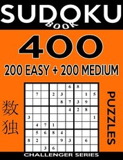Sudoku Book 400 GIANT Puzzles, 200 Easy and 200 Medium