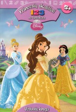 Princesių skaičiai su lipdukais. Užduočių knyga