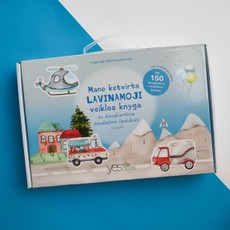 Mano ketvirta lavinamoji veiklos knyga su daugkartinio naudojimo lipdukais