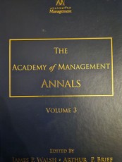 The Academy of Management Annals, Volume 3