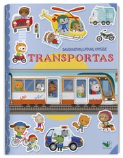 Daugkartinių lipdukų knygelė. Transportas Daugkartinių lipdukų knygelė. Transportas