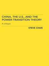 China, the US and the Power-Transition Theory