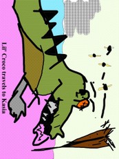 Lil' Croco travels to Kasia