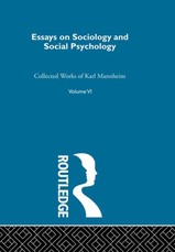Essays Soc & Social Psych  V 6