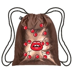 LOQI kuprinė „METALLIC Matt Rose Gold Pop“