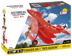 Blokų rinkinys Fokker DR.1 Raudonasis Baronas, 221 blokas