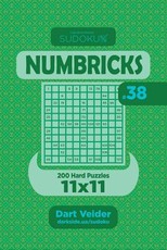 Sudoku Numbricks - 200 Hard Puzzles 11x11 (Volume 38)