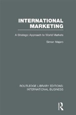 Majaro, S: International Marketing (RLE International Busine