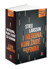 Mergina, kuri žaidė su ugnimi - Millennium trilogijos II dalis, pasaulinis fenomenas ir didžiausias detektyvų bestseleris Europoje!