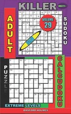 Adult sudoku jigsaw Killer. Calcudoku puzzles. Extreme levels.