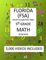 5th Grade FLORIDA FSA, 2019 MATH, Test Prep